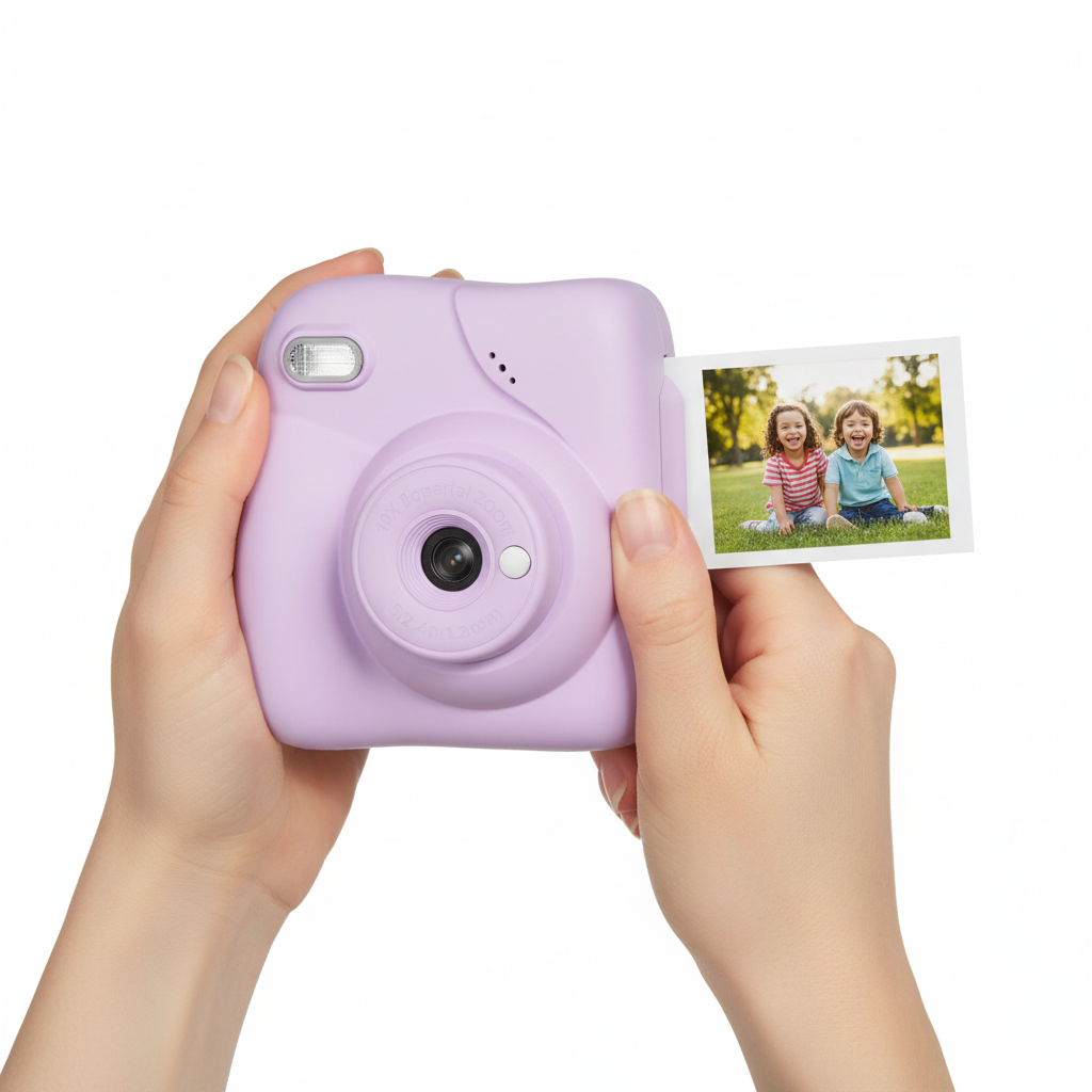 Paarse camera lifestyle