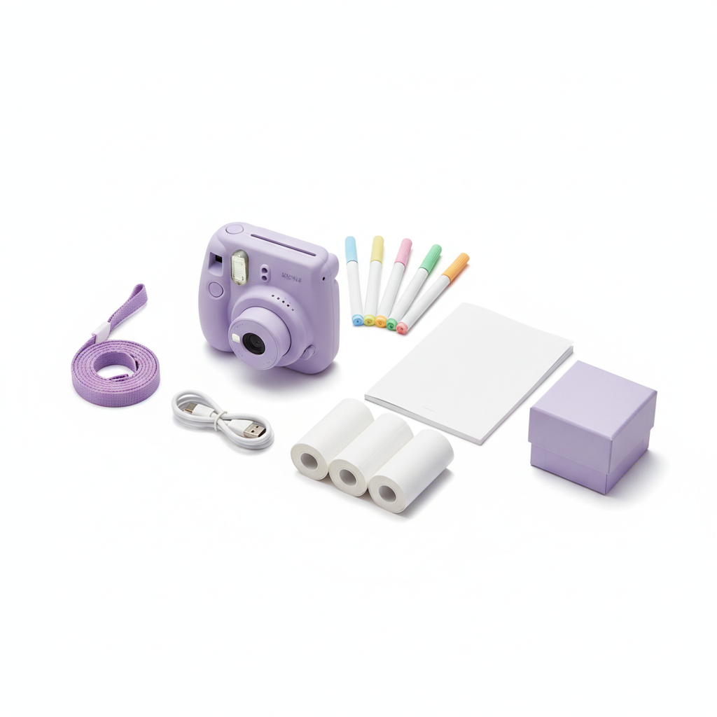 Paarse camera - nieuwe layout